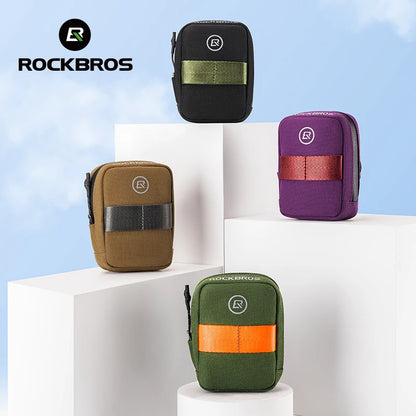ROCKBROS Mini Bike Tail Bag – Lightweight Road Bicycle Storage for Tools & Accessories