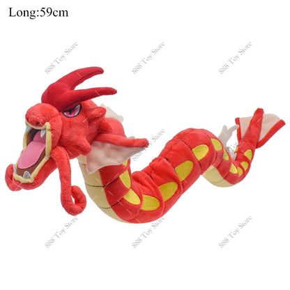 Hot Sale Pokémon Plush Toys – Mega Rayquaza, Gyarados, Dragonair, Mimikyu, Lucario, Horsea, Charizard Soft Stuffed Peluche for Kids Xmas Gift