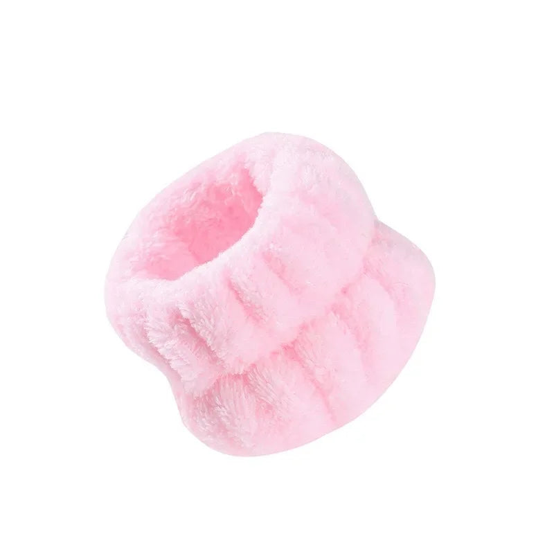 Microfiber Wrist Washband – Absorbent Wrist Sweatband Scrunchies for Women, Face Wash Towel Band, Headband Accessory