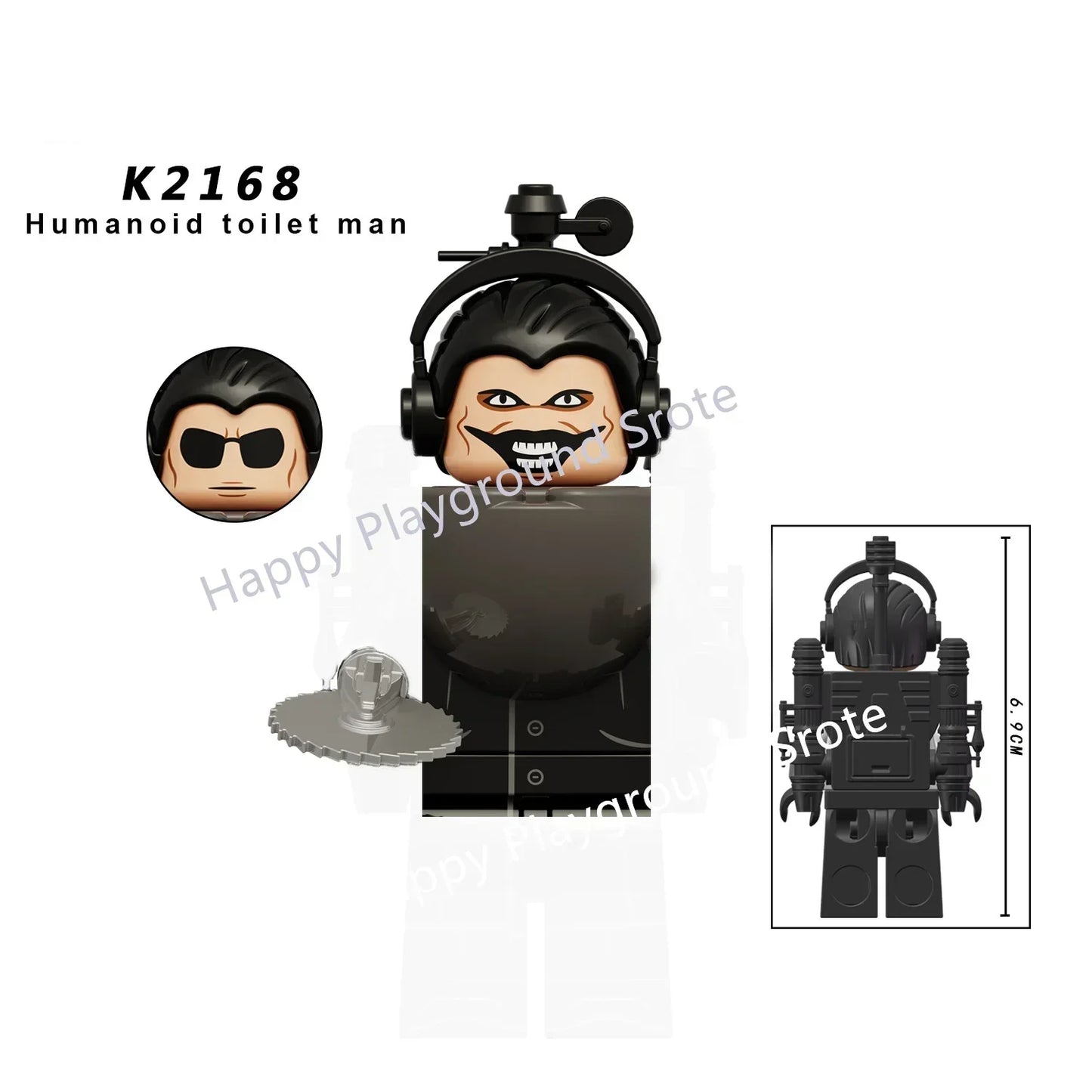 KDL Skibidi Toilet Man Anime Block Figures – TVMan, Titan, Cameraman & Speakerman Model Toy Gift for Kids