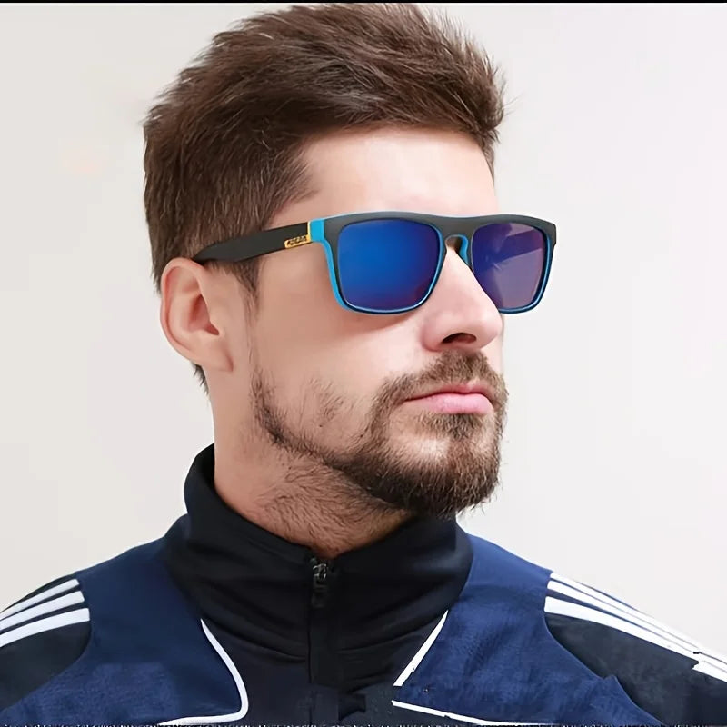 2-Pack Square Polarized Sunglasses — Anti-Glare UV Sun Shades for Driving, Fishing, Travel & Summer Parties