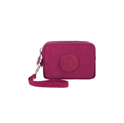 Women’s Three-Layer Nylon Wallet – Large Capacity Waterproof Oxford Cloth Coin Purse, Portable Korean Style