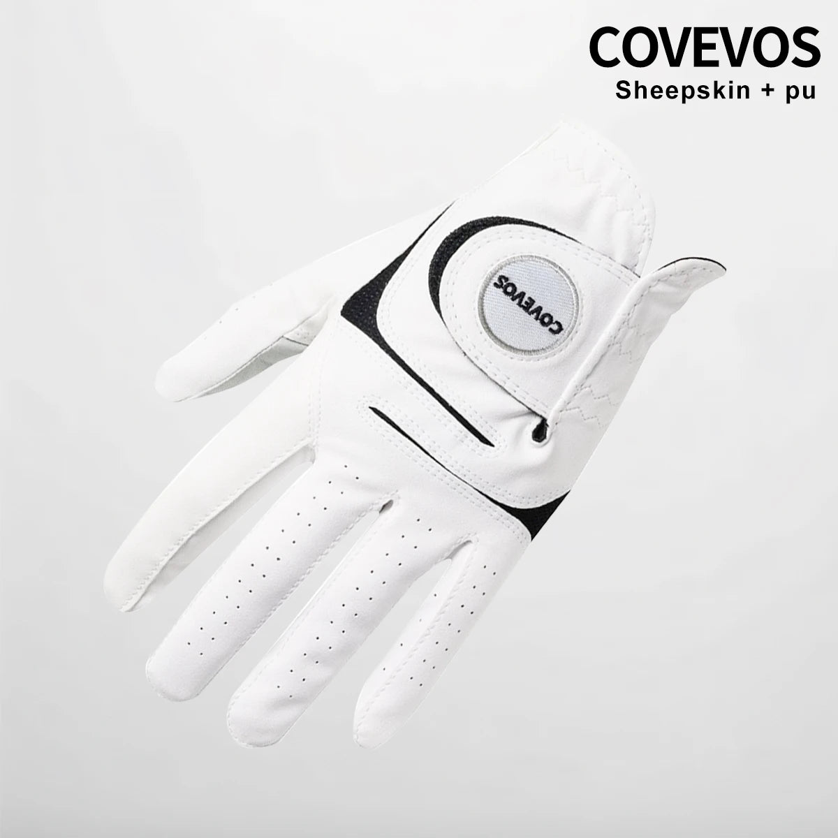Premium PU and Lambskin Golf Glove - Soft, Comfortable Grip for Golfers