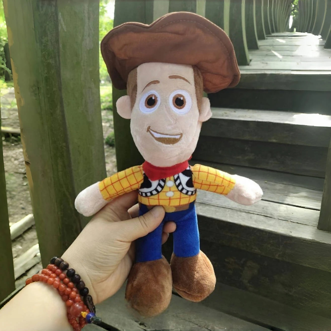 Woody Buzz Lightyear Plush Toy - 23cm Cute Cartoon Stuffed Doll Pendant for Kids Gift & Home Decor