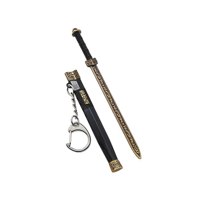 Mini Sword Pendant Keychain – Creative Weapon Toy Key Ring for Backpack & Gifts