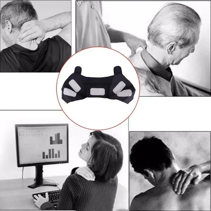 Double Shoulder Support Brace - Compression Shoulder Belt for Warmth & Support