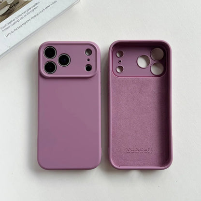 Liquid Silicone iPhone Case - Matte Soft Candy Color Cover for iPhone 11–18, 16e, Air, Plus & Pro Max Models