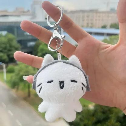 Cute Kitten Plush Keychain - Mini Crying Cat Doll Pendant for Backpacks, Bags & Everyday Charms