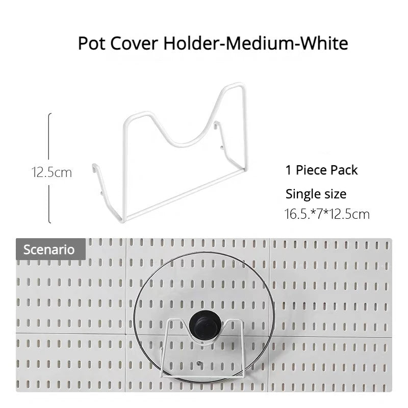 DIY Pegboard Hanging Shelf & Hooks – Wall Organizer for Garage, Kitchen & Room, No-Drill Storage Solution