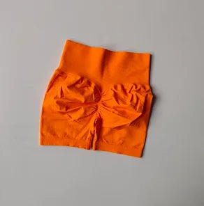 Peach Hip Lifting Sports Shorts — Women's High-Waist Slimming Running & Workout Three-Point Tight Pants