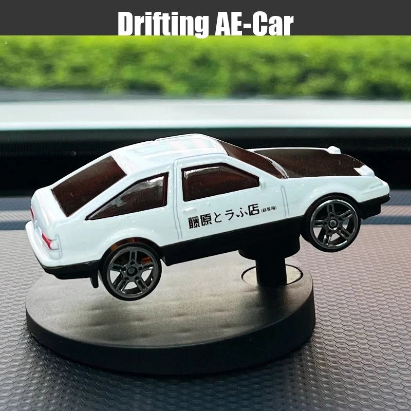 Drift Car Dashboard Toy Model — Swinging Sports Race Car Ornament for Interior Decor & Fun Accessories for Men