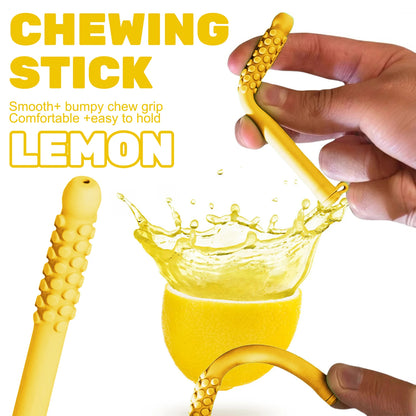 Silicone Aromatherapy Chew Stick - Essential Oil Diffuser Breathing & Stress Relief Tool