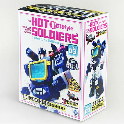 MFT HS-03 Soundwave Action Figure - Mini G1 Transformation Robot Toy With Laserbeak Collectible Gift