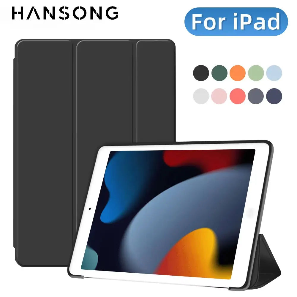 iPad Case for Air 11/13 M2 (2024), Pro 11/12.9/13, 10th Gen, Mini 6 – Protective Cover for 9.7" to 13" Models