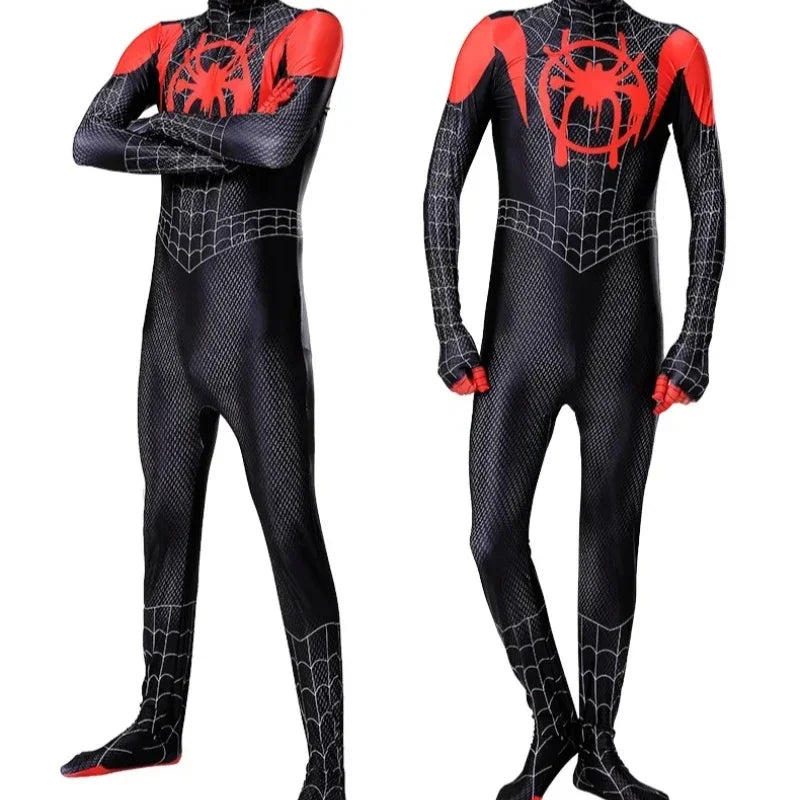 Spiderman Cosplay Costume – Adult & Kids Carnival Party Bodysuit, Movie Fan Cosplay Outfit for Boys & Girls