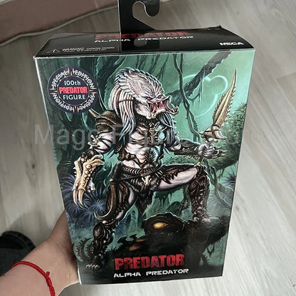 NECA Alpha Predator Figure – Predator vs Alien Edition Luxury Hunter Collectible Action Model Toy Gift