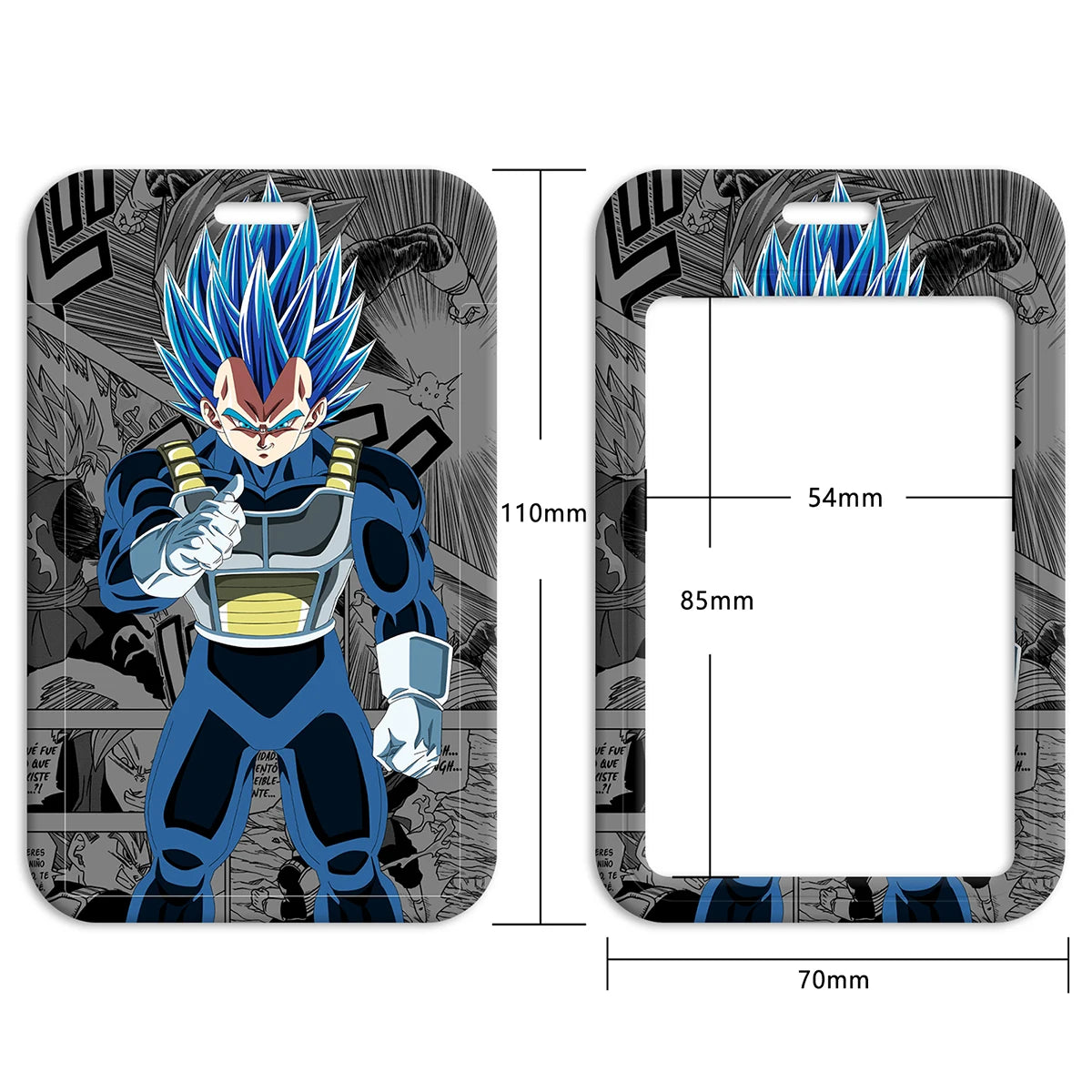 Anime Character Strap Lanyard – Keychain, ID Card Badge Holder, DIY Keyring Accessories for Cosplay Gifts