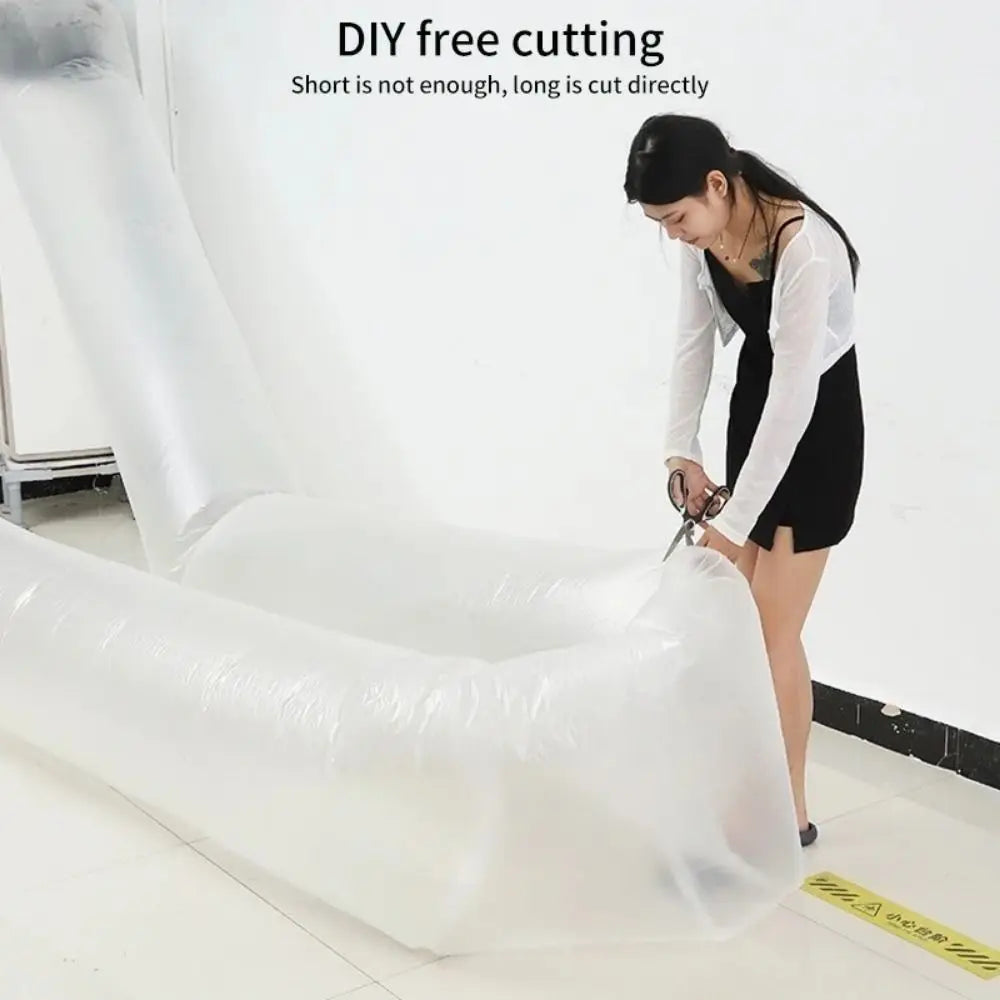 Summer Cooling Air Guide Bag — Extended Flexible Plastic Blowing Pipe for Air Conditioning, 8/10/12/16m Home Accessory