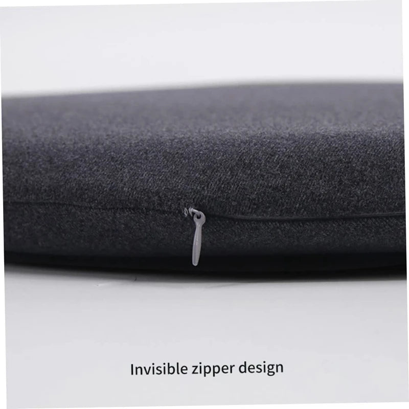 Memory Foam Round Seat Cushion – Thick Chair Pad with Elastic Zipper, Detachable Cover, 30/35/40/45cm