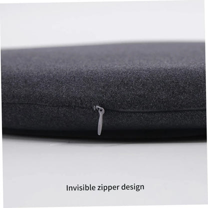Memory Foam Round Seat Cushion – Thick Chair Pad with Elastic Zipper, Detachable Cover, 30/35/40/45cm