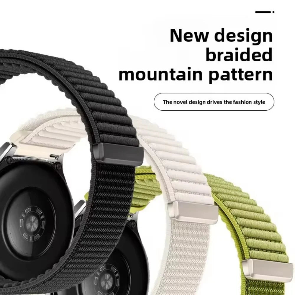 Nylon Replacement Band for Amazfit Neo - Soft Elastic Velcro Strap