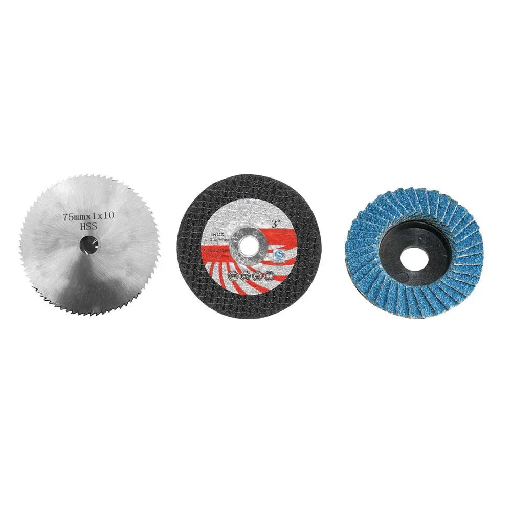 75mm Angle Grinder Disc - 10mm Bore Cutting & Polishing Attachment Tool