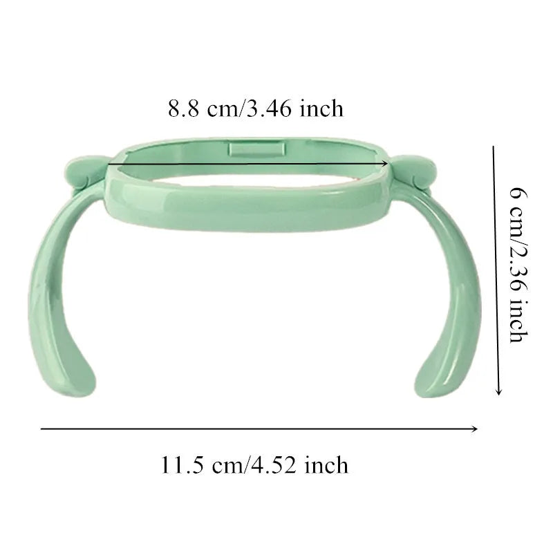 BPA-Free Classic Newborn Bottle Grip Handle – Compatible Silicone Handles for Hegen Bottle, Baby Feeding Accessories