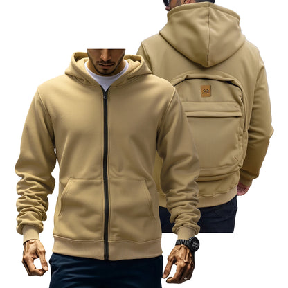 Autumn/Winter Loose Cotton Hoodie – Unisex Casual American Fashion Backpack Style