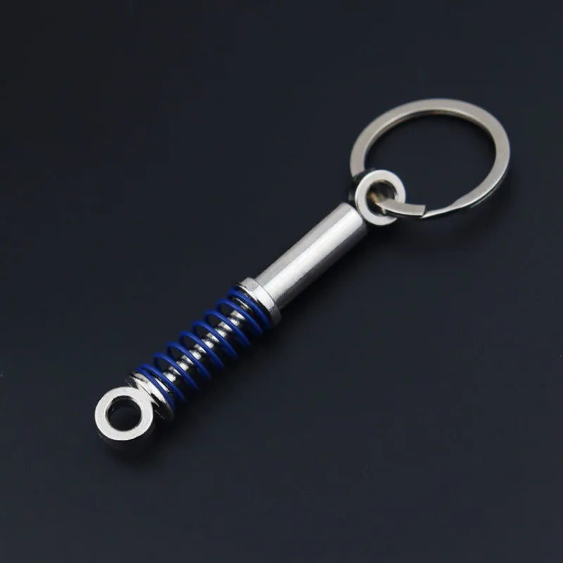 Creative Metal Car Keychain — Zinc Alloy Turbo, Gearbox & Brake Disc Pendant for Men’s Birthday or Dad Gift