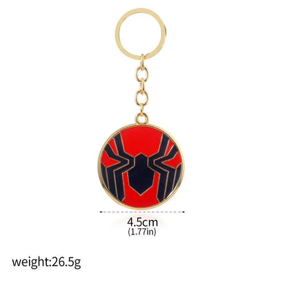 Rotatable Spider Blade Keychain - Creative Cosplay Backpack Charm for Men & Women