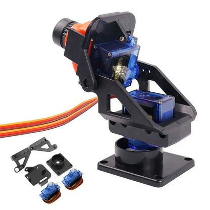 PTZ FPV Camera Gimbal Bracket - Ultrasonic Aviation Model Camera Mount for RC Aircraft & FPV Servo Installation Accessories
