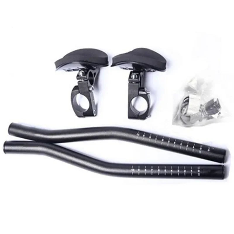 Aluminum Alloy Bicycle Handlebar Rest - Split TT Aero Bars for Long-Distance Cycling Comfort