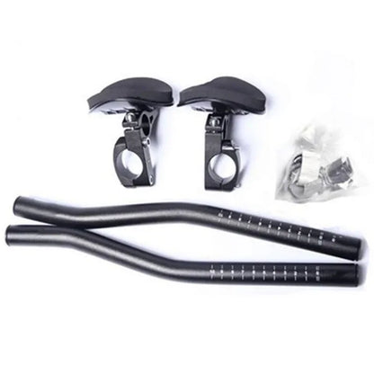 Aluminum Alloy Bicycle Handlebar Rest - Split TT Aero Bars for Long-Distance Cycling Comfort