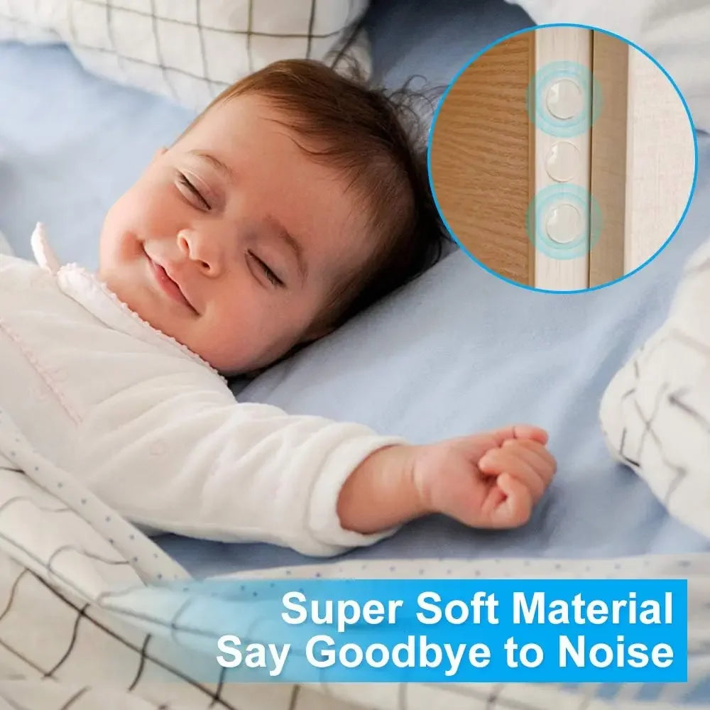 100/300Pcs Clear Self-Adhesive Silicone Bumper Pads - Rubber Door Stops, Cabinet Dampers & Furniture Cushion Protectors