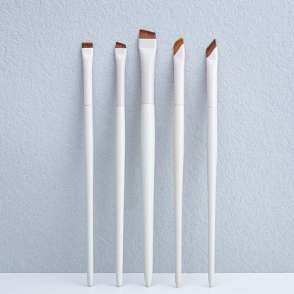 Upgrade Blade Eyeliner Brush | Ultra-Thin Fine Angle Flat Brush for Eyebrows & Under-Eye Makeup | Precise Detail White Brush