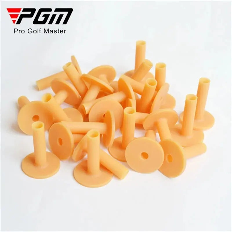 10PCS PGM Rubber Golf Tee Holders – Adjustable 43mm/54mm/70mm/83mm Golf Ball Practice Tees for Indoor & Outdoor Driving Range Training Accessory QT001