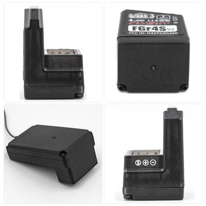 Flysky FGR4S V2 Receiver – AFHDS Single-Antenna, Bidirectional PWM/PPM/IBUS Output for Flysky NB4 & PL18 RC Transmitter