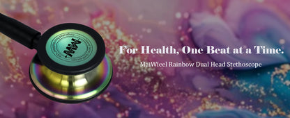 Portable Double-Sided Medical Stethoscope — Professional Cardiology Stethoscope for Doctors, Nurses, and Medical Use