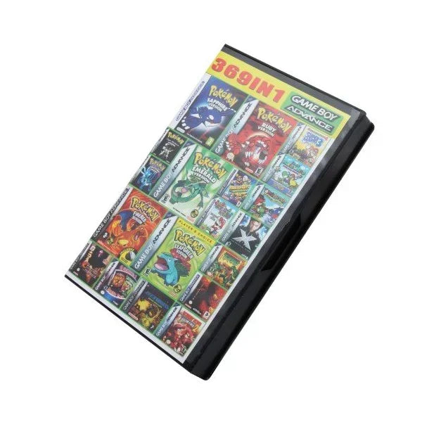 Retro 369-in-1 GBA Game Cartridge — 32-Bit Multi-Game Collection for GBA SP (English)