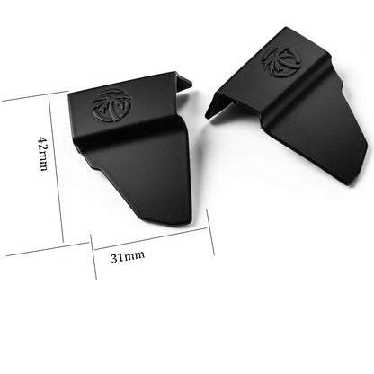 Luxury Brand Heat Wave Sunglasses Side Shield — Z87+ Smoke Grey Protective Glasses Accessory