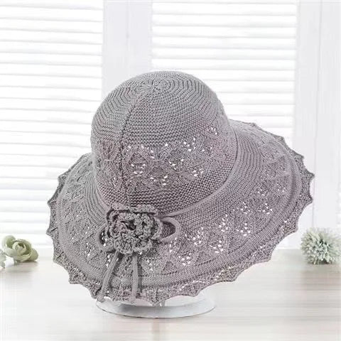 Children’s Summer Foldable Sun Hat – Korean Style Large Brim Hat with Sun Protection for Vacation and Outdoor Use