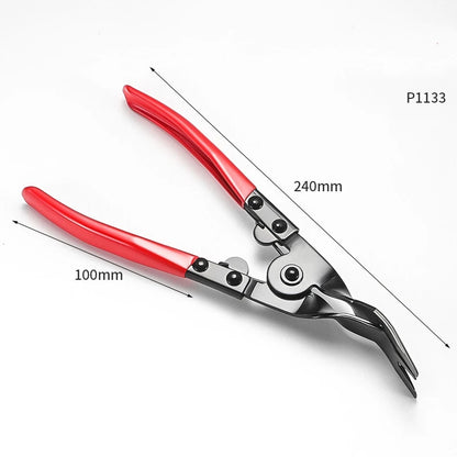 Long Reach Hose Clamp Pliers Set - Automotive Tool for Fuel, Oil, Coolant, Radiator & Water Hoses