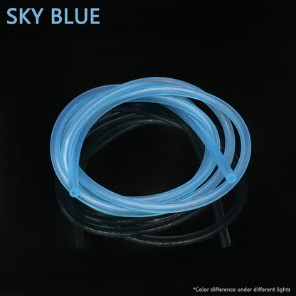 Food Grade Silicone Tube Hose - 1 Meter Flexible Rubber Pipe Water Drink Connector in 1mm to 10mm Inner Diameter Sizes