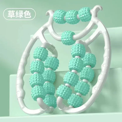 9/12/18-Round Circular Leg Massager – Muscle Stretching & Slimming Roller Clamp for Legs