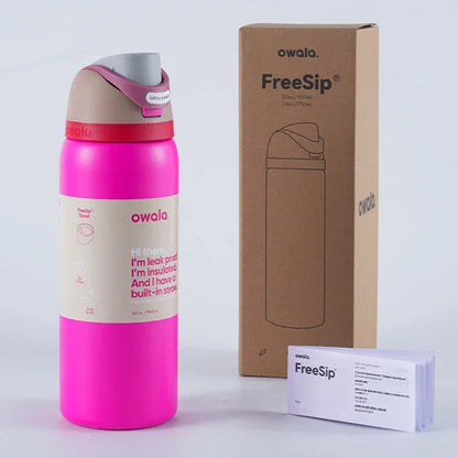 Owala Vacuum Flask & Thermos Water Bottle – Stainless Steel Thermal Mug for Cold & Hot Coffee Drinkware