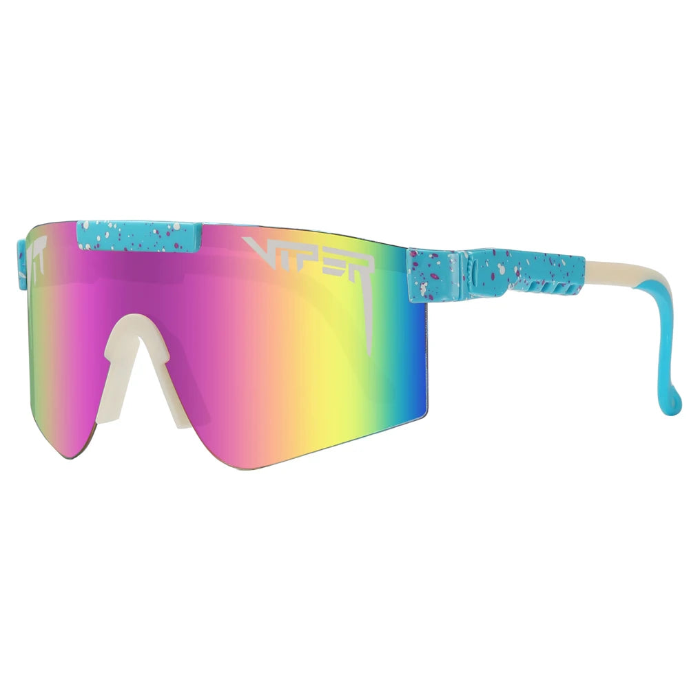 Youth Pit Viper Style Sunglasses – Sporty UV Eyewear for Kids, Teens & Small-Head Adults, Cycling & Driving Shades