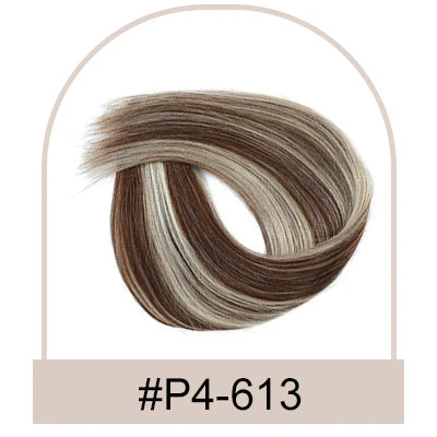 Silk Top Base Clip-In Hair Topper for Women – Real Human Hair Extension, Thin & Breathable Hairpiece