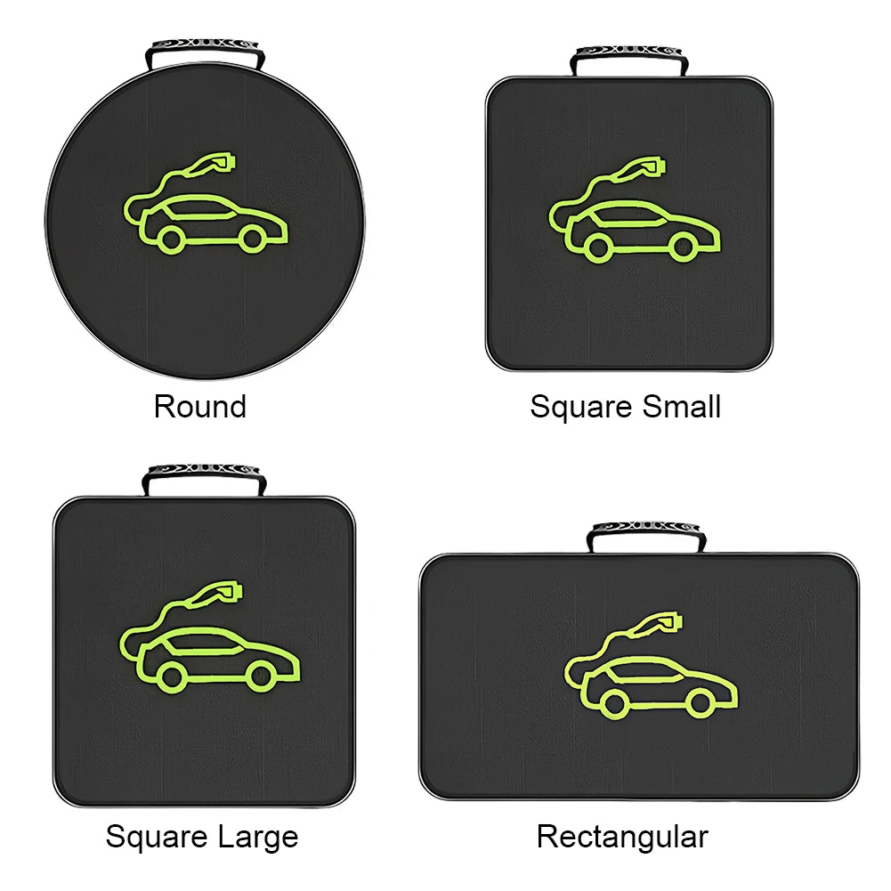 Waterproof Electric Car Charger Storage Bag – Fire Retardant EV Charging Cable & Socket Carry Case