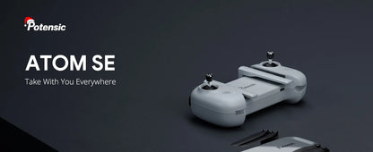 Potensic ATOM SE Drone — Under 249g GPS, Auto Return, Single-Axis Gimbal, EIS, 4KM Waypoint & Follow Me