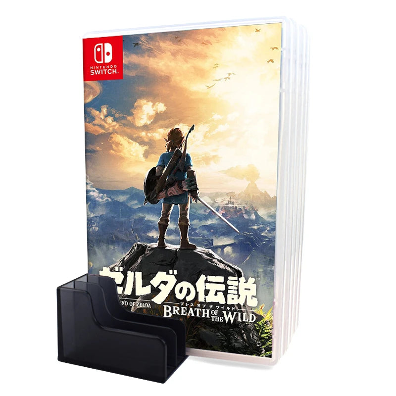 Data Frog 2-Pack Game Card & Disk Storage Stand for Nintendo Switch – Holds 24 Game Cartridges or Discs